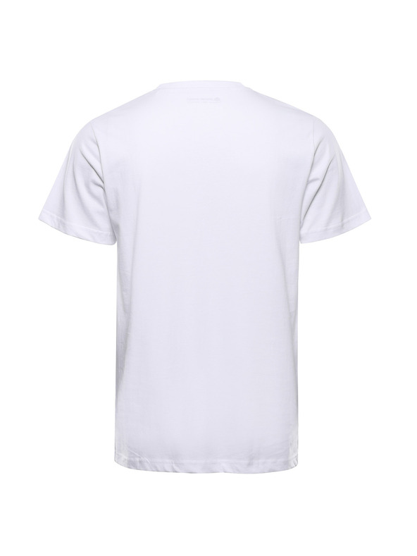 ALPINE PRO Мъжка памучна тениска ALPINE PRO DOMEN бяла варианта pa