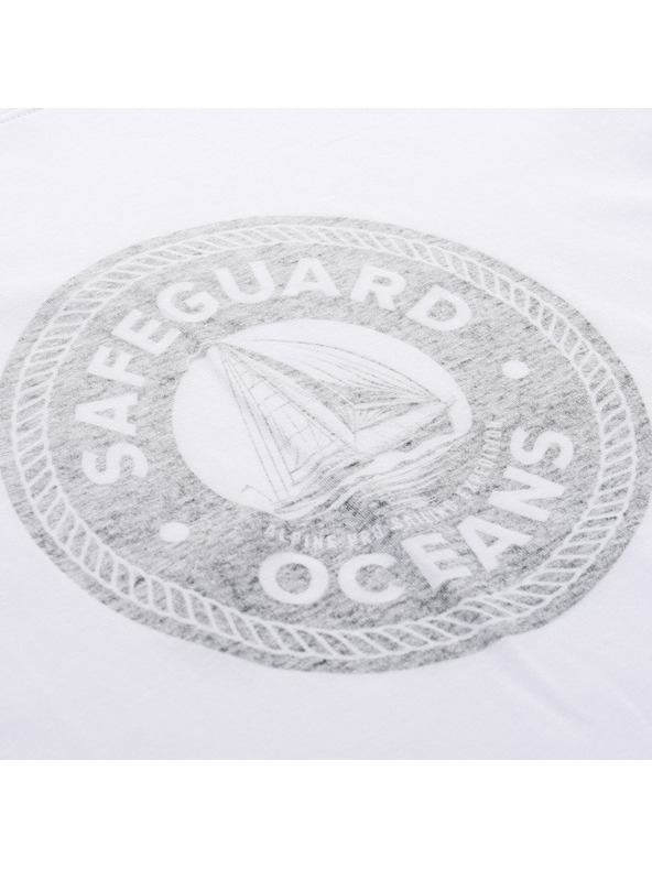 ALPINE PRO Мъжка памучна тениска ALPINE PRO DOMEN бяла варианта pa