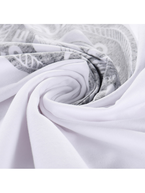 ALPINE PRO Мъжка памучна тениска ALPINE PRO DOMEN бяла варианта pa