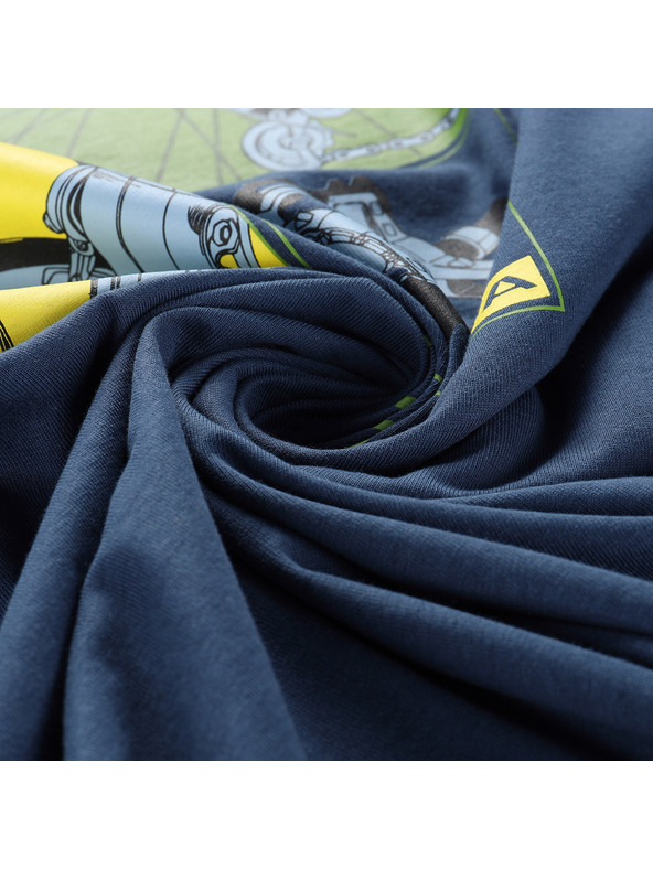 ALPINE PRO Мъжка тениска от органичен памук ALPINE PRO TERMES 3 blue wing teal вариант pa