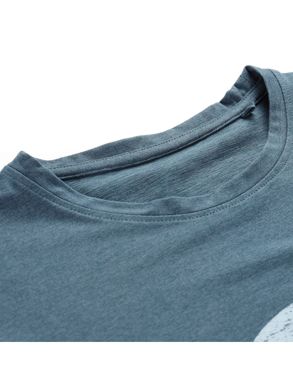 ALPINE PRO Мъжка тениска от немачкащ се материал ALPINE PRO GORAF 2 тъмно метално синьо вариант pa