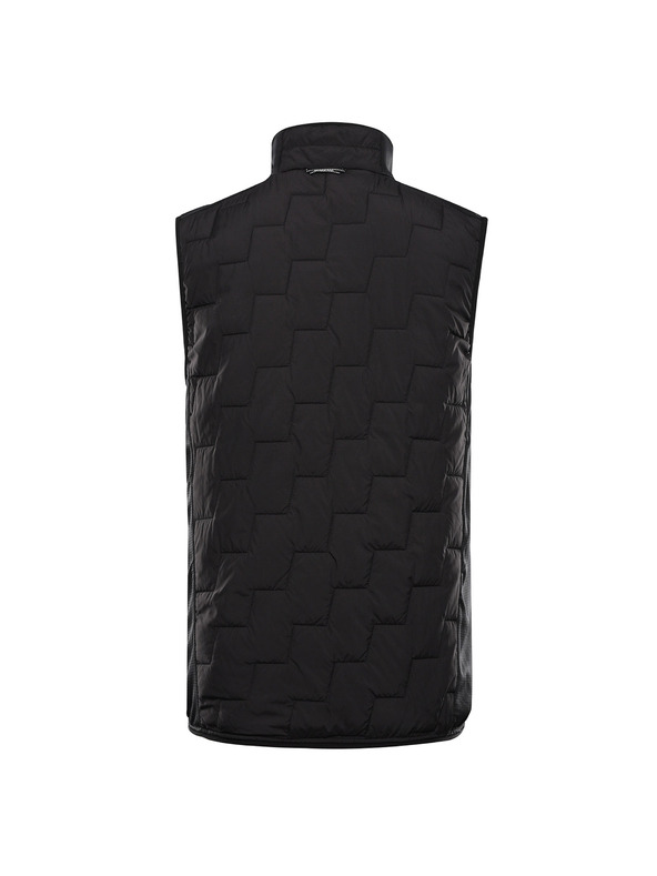 ALPINE PRO Мъжка топла жилетка с мериново пълнене ALPINE PRO NERC black