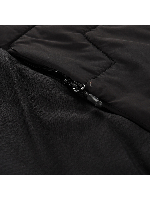 ALPINE PRO Мъжка топла жилетка с мериново пълнене ALPINE PRO NERC black