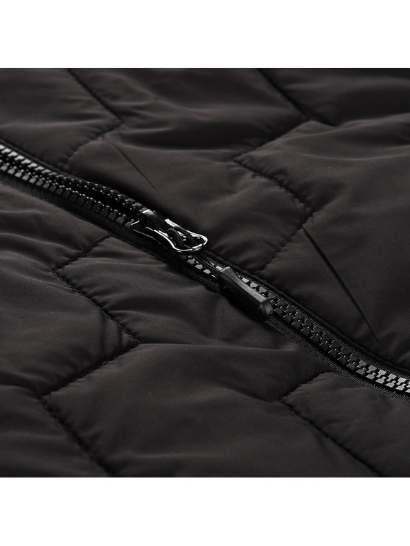 ALPINE PRO Мъжка топла жилетка с мериново пълнене ALPINE PRO NERC black