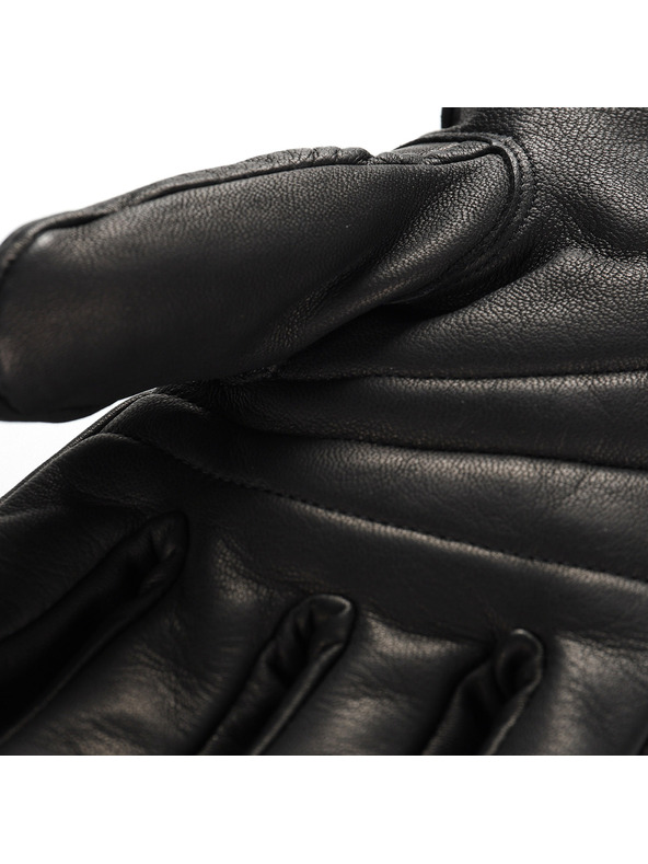 ALPINE PRO Ски кожени ръкавици ALPINE PRO UWEQE черни