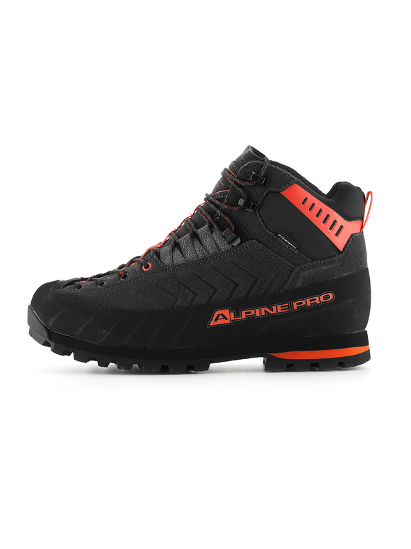 ALPINE PRO Outdoor обувки с ptx мембрана ALPINE PRO NONE тъмно сиво