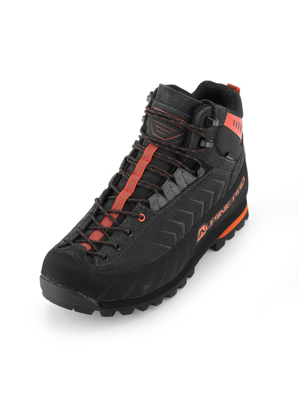 ALPINE PRO Outdoor обувки с ptx мембрана ALPINE PRO NONE тъмно сиво