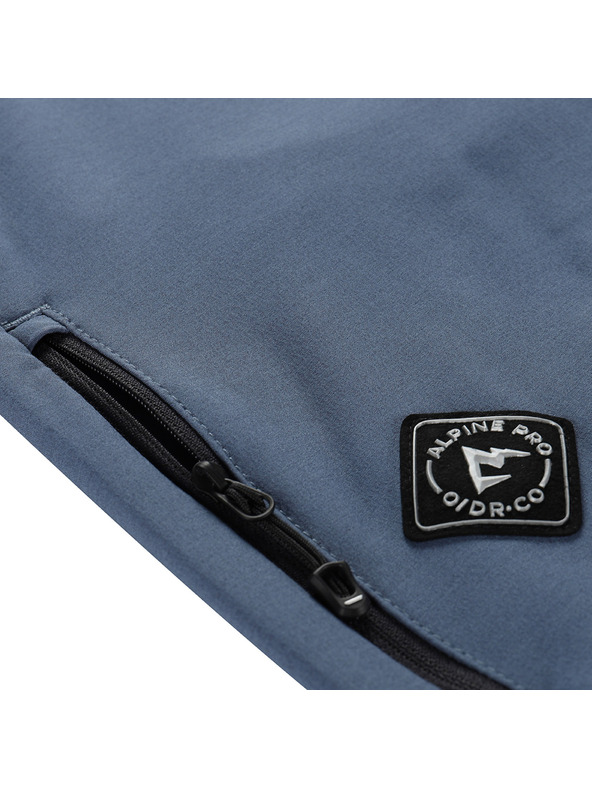 ALPINE PRO Мъжки бързосъхнещи къси панталони ALPINE PRO ZAMB 4 тъмно метално синьо