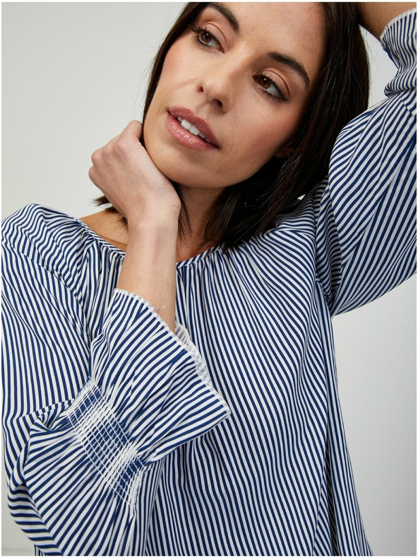 Orsay Синя блуза на райе ORSAY