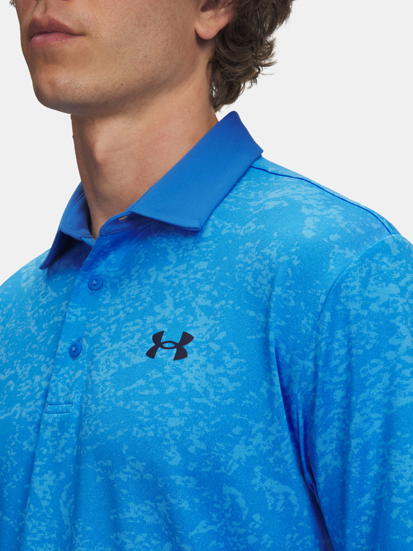 Under Armour Мъжка тениска Under Armour UA Playoff 3.0 Printed Polo-BLU