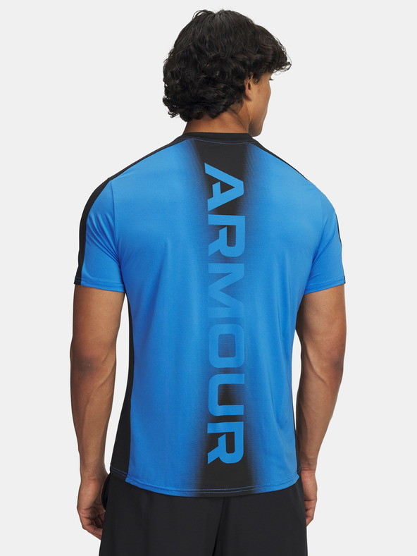 Under Armour Мъжка тениска Under Armour UA HG Wordmark SS-BLU