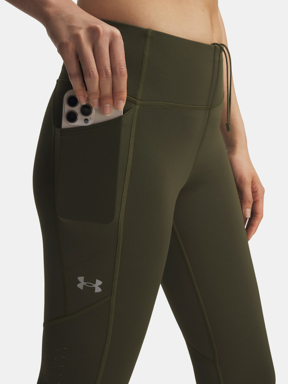 Under Armour Дамски клин Under Armour UA Launch Ankle Tights-GRN