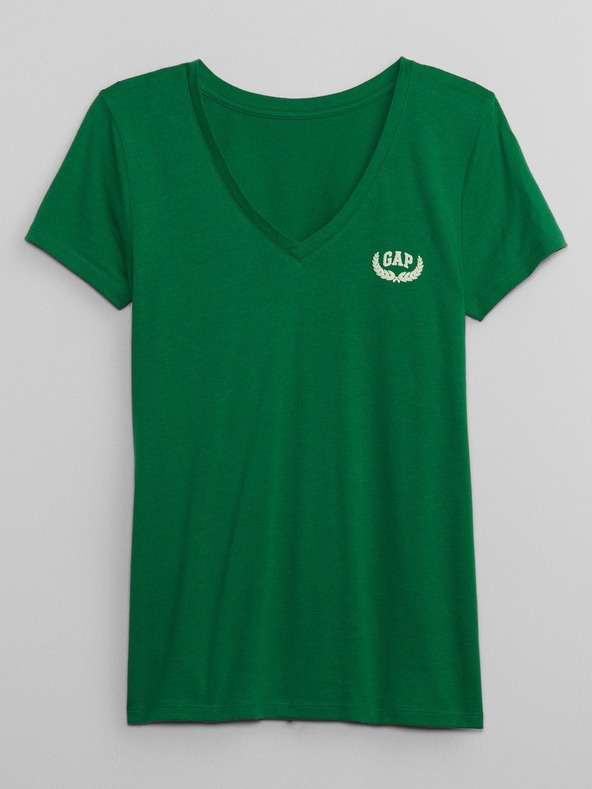 GAP Тениска с V-образно деколте GAP