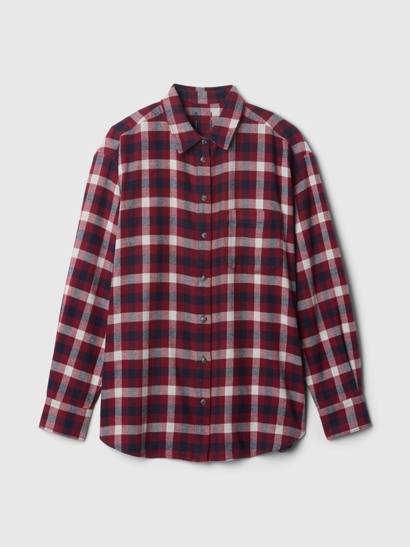 GAP Oversize фланелена риза Big Shirt GAP