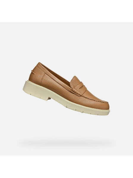 Geox Бежови дамски мокасини Geox Spherica EC1