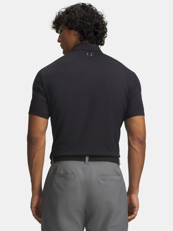 Under Armour Мъжка тениска Under Armour UA Halo Bonded Polo-BLK