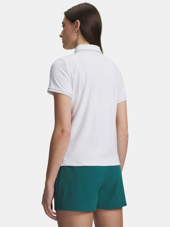 Under Armour Дамска тениска Under Armour UA Drive Chill SS Polo-WHT