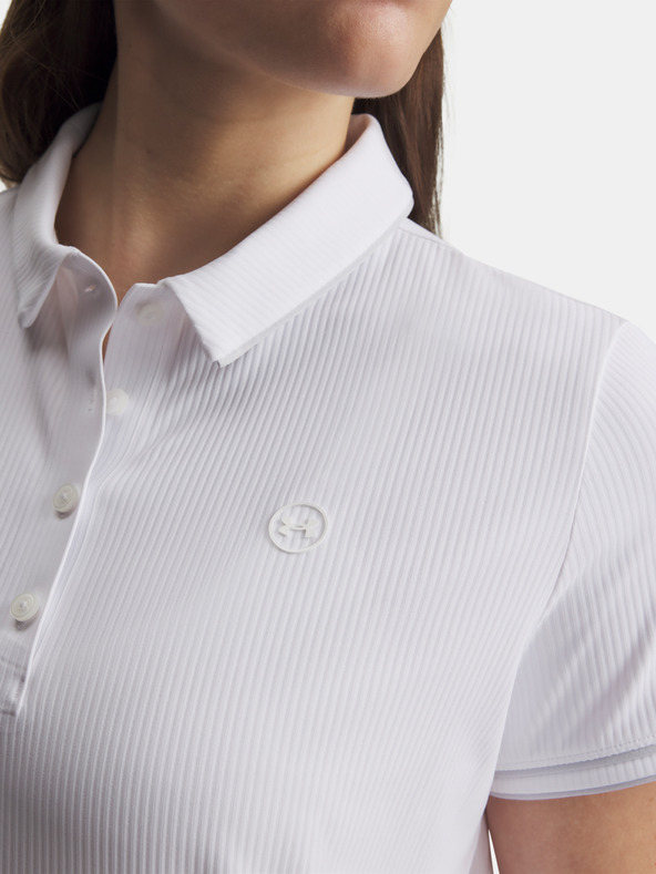 Under Armour Дамска тениска Under Armour UA Drive Chill SS Polo-WHT