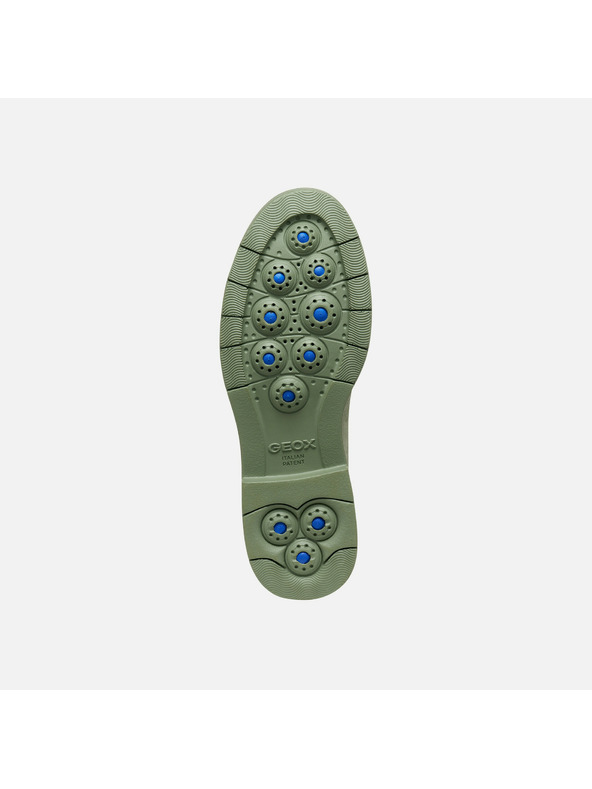 Geox Зелени дамски мокасини Geox Spherica EC1 B