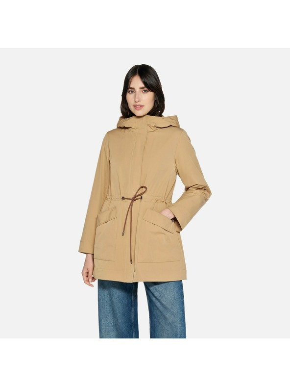 Geox Бежова дамска паркa Geox Dandra