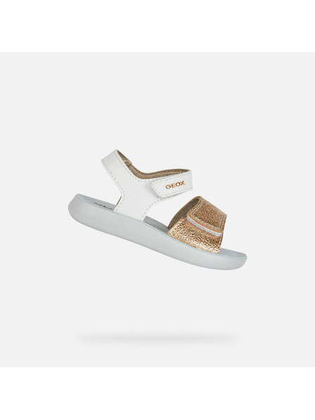Geox Белия момичешки сандали Geox Sandal Lightfloppy