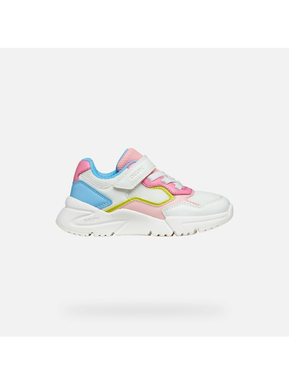 Geox Бели момичешки маратонки Geox Loftus