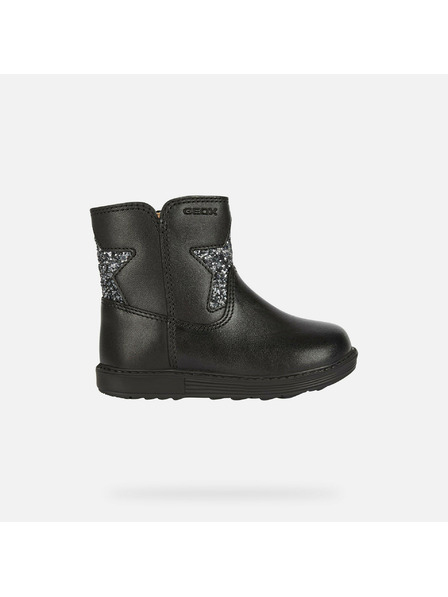 Geox Черни детски щиколни обувки Geox Hynde
