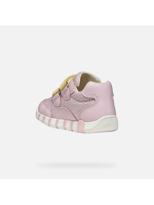 Geox Розови детски тенис обувки за първи крачки Geox Iupidoo