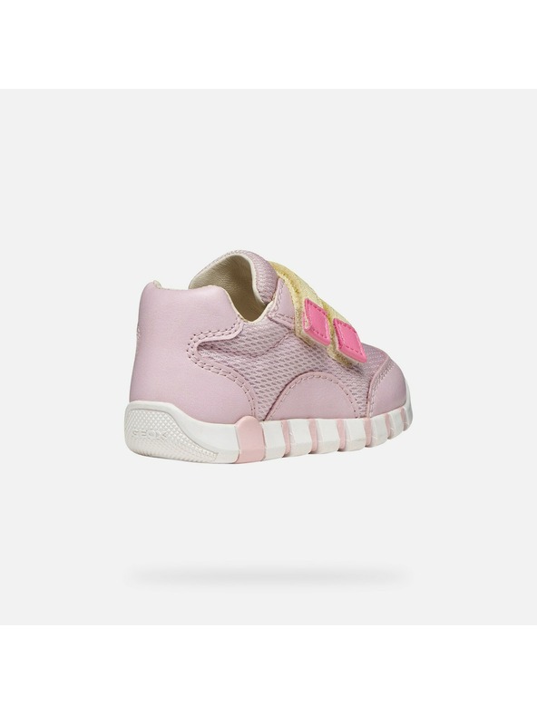 Geox Розови детски тенис обувки за първи крачки Geox Iupidoo