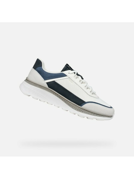 Geox Бели мъжки тенис обувки Geox Spherica Actif X1