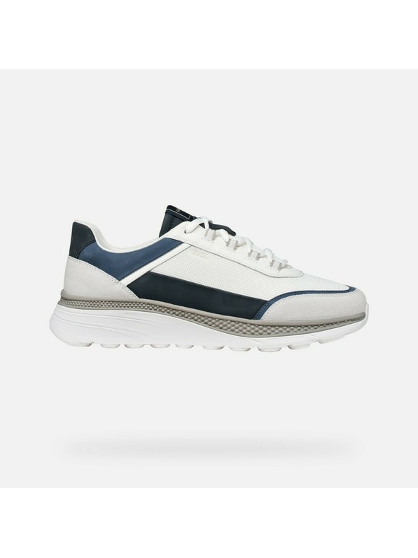 Geox Бели мъжки тенис обувки Geox Spherica Actif X1