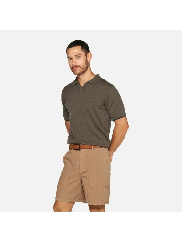 Geox Khaki мъжка поло тениска Geox Knit