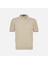 Geox Бежова мъжка поло тениска Geox Knit