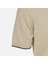 Geox Бежова мъжка поло тениска Geox Knit