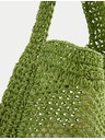 Marks & Spencer Тъканна пазарска чанта Marks & Spencer зелена