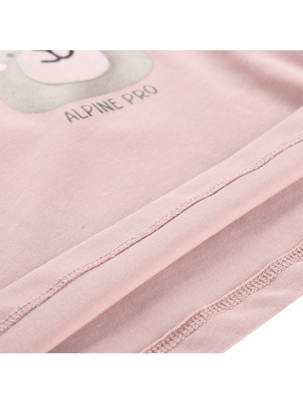 ALPINE PRO Детска памучна тениска ALPINE PRO DORGO pale mauve вариант pe