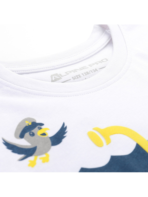 ALPINE PRO Детска бързосъхнеща тениска ALPINE PRO REJO 2 бяла вариант pa