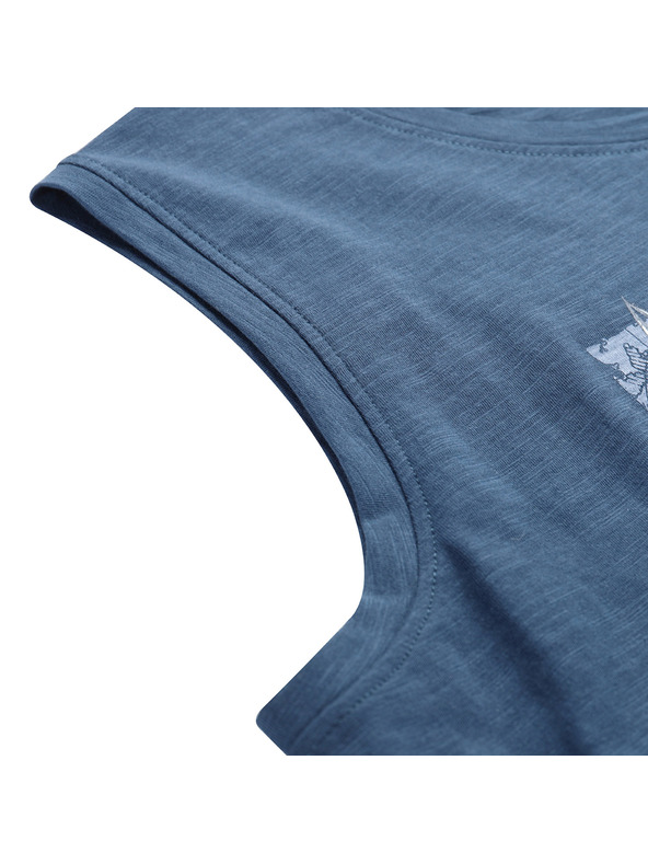 ALPINE PRO Мъжко памучно потник ALPINE PRO QUARET 2 blue wing teal вариант pb