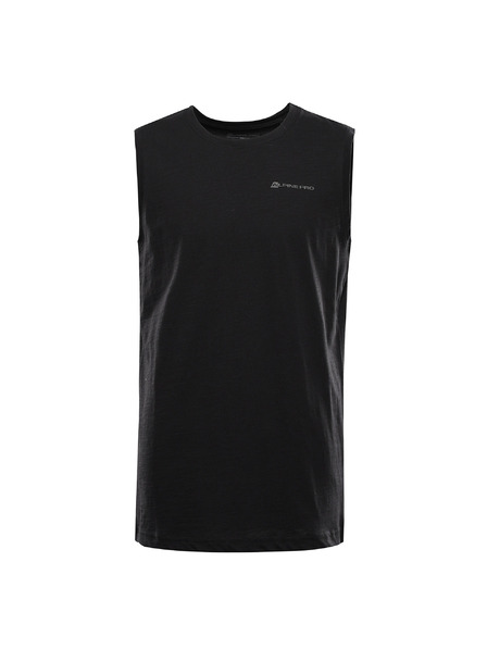 ALPINE PRO Мъжко памучно потник ALPINE PRO QUARET 2 черна вариант pa