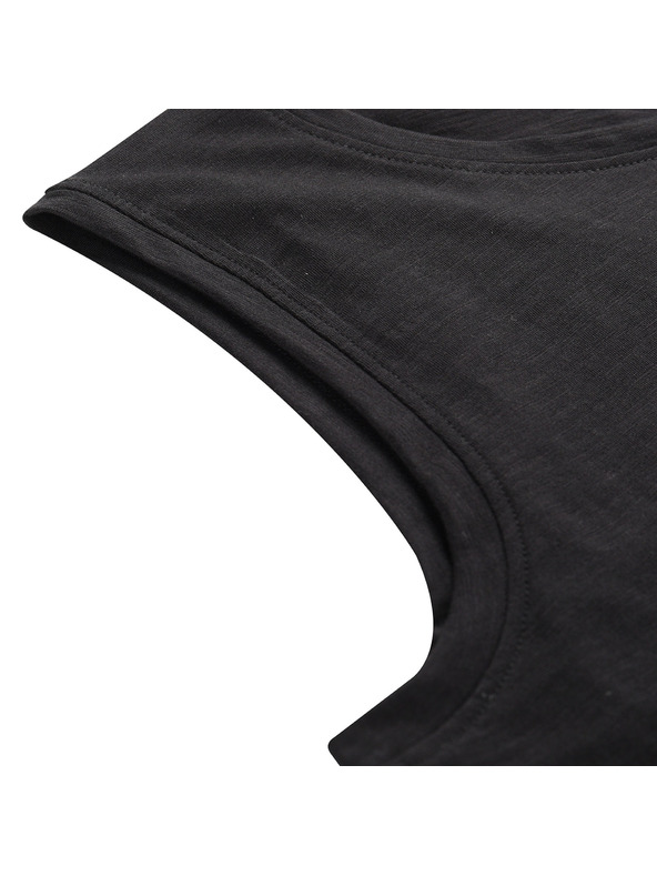 ALPINE PRO Мъжко памучно потник ALPINE PRO QUARET 2 черна вариант pa