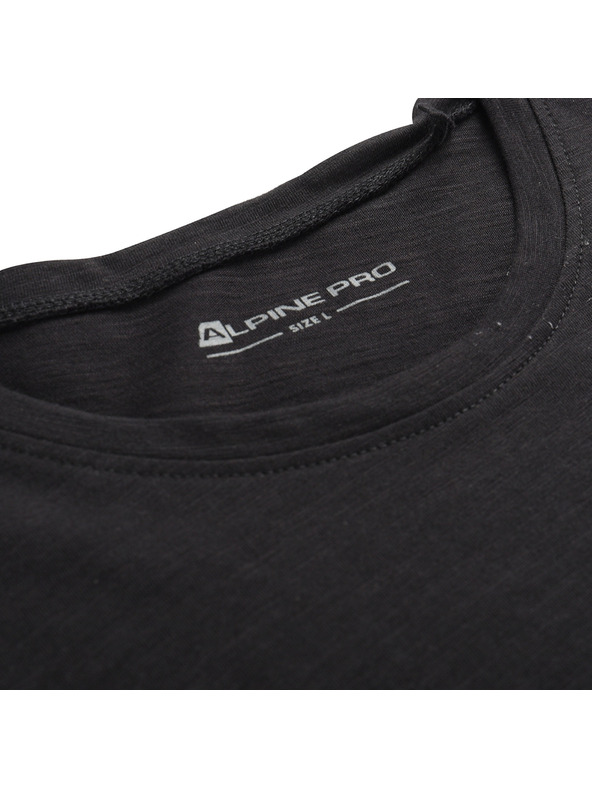 ALPINE PRO Мъжко памучно потник ALPINE PRO QUARET 2 черна вариант pa