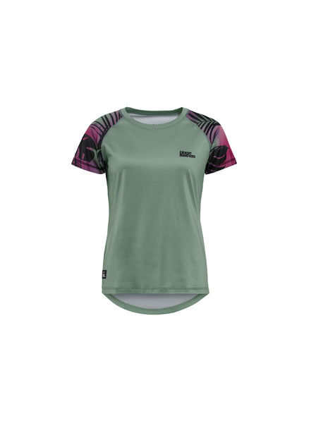 Horsefeathers Велосипедна фланелка Deco - ледено зелено/hawaii