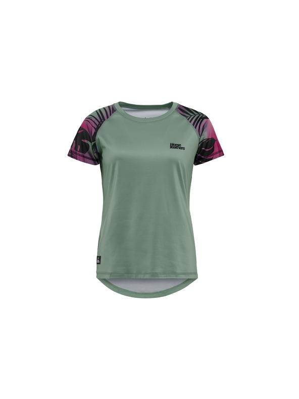 Horsefeathers Велосипедна фланелка Deco - ледено зелено/hawaii