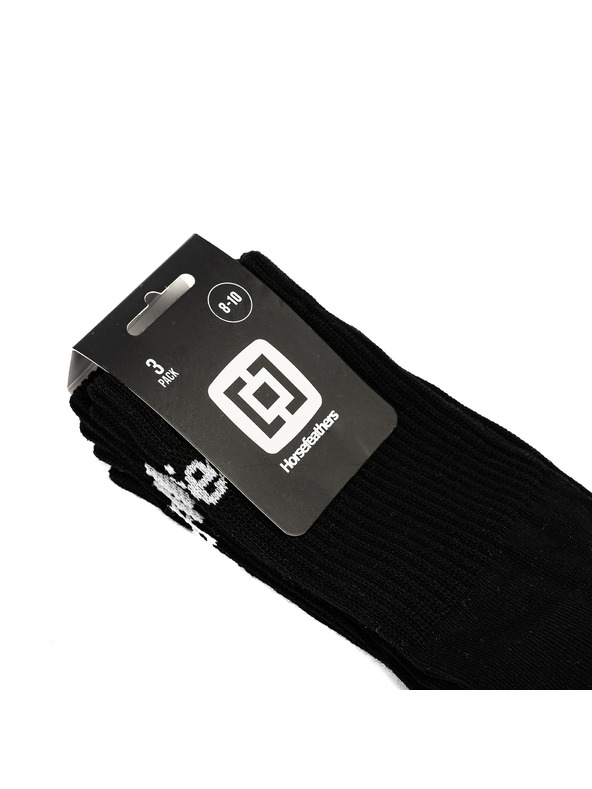 Horsefeathers Чорапи Delete Premium Wmns 3Pack - black