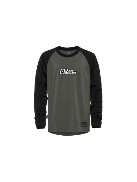 Horsefeathers Детски bike дрес Spike LS - chimera/black