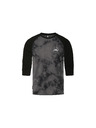 Horsefeathers Тениска Global Raglan - black/tie dye