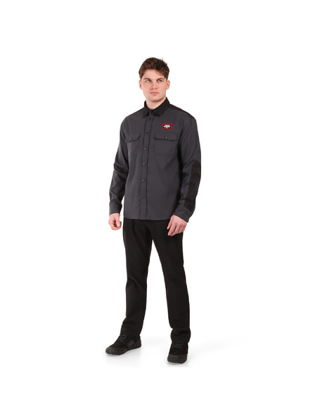 Horsefeathers Технческа bike риза Prom - тъмно сиво