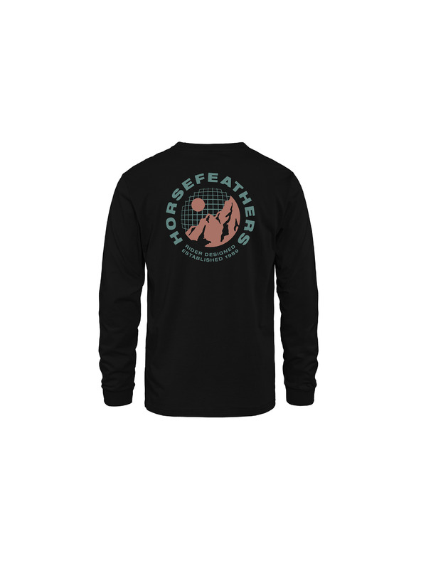 Horsefeathers Тениска Altitude LS - black