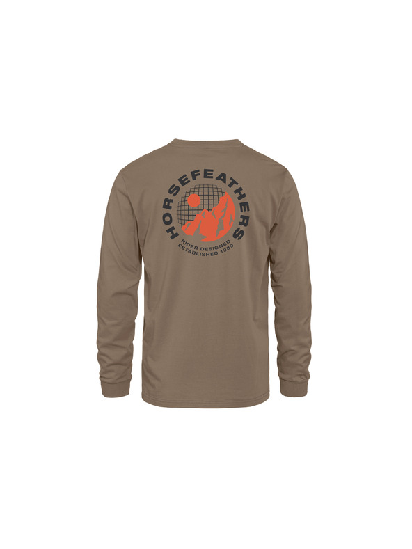 Horsefeathers Тениска Altitude LS - fossil