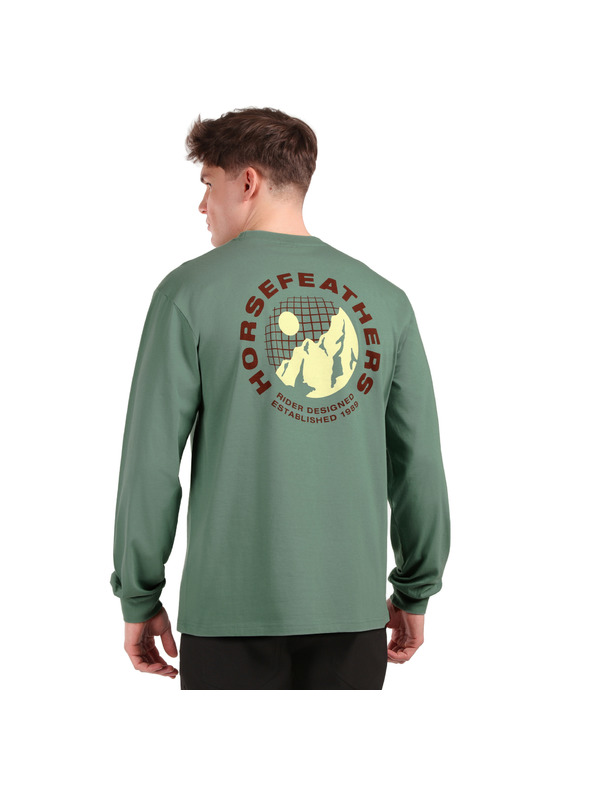 Horsefeathers Тениска Altitude LS - iceberg green